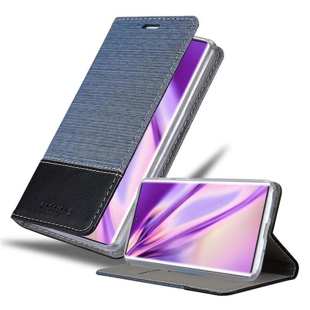 Samsung Galaxy NOTE 10 PLUS Pungetui Cover Case (Blå)