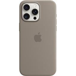 iPhone 15 Pro Max silikone etui med MagSafe (ler)