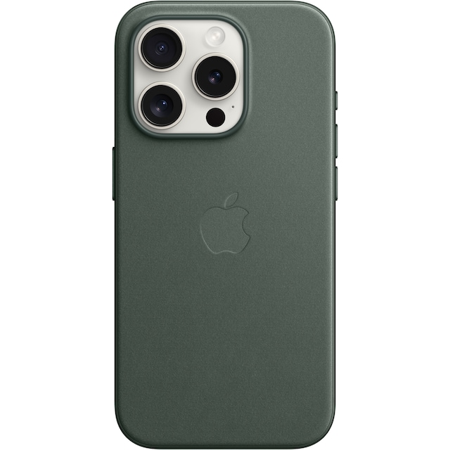 iPhone 15 Pro FineWoven etui med MagSafe (evergreen)