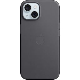 iPhone 15 FineWoven etui med MagSafe (sort)