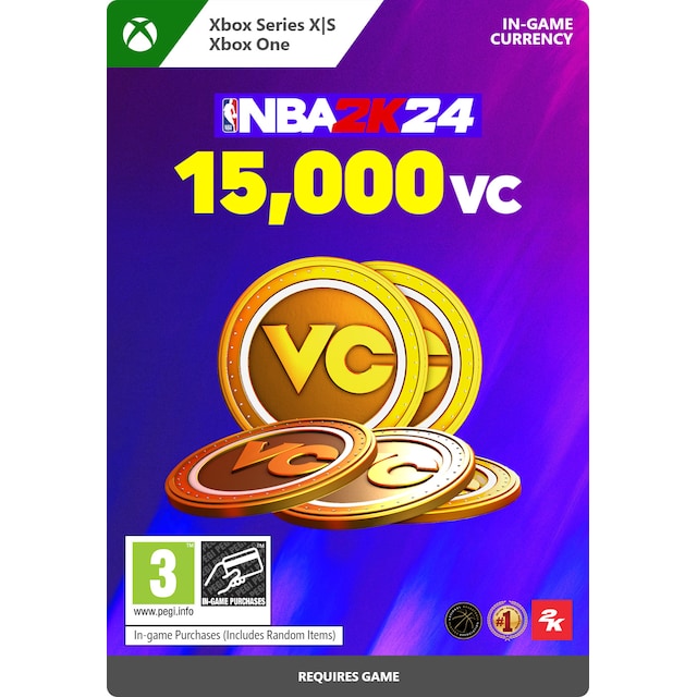 NBA 2K24 - 15,000 VC - XBOX One,Xbox Series X,Xbox Series S