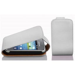 Samsung Galaxy POCKET NEO Pungetui Flip Cover (Hvid)