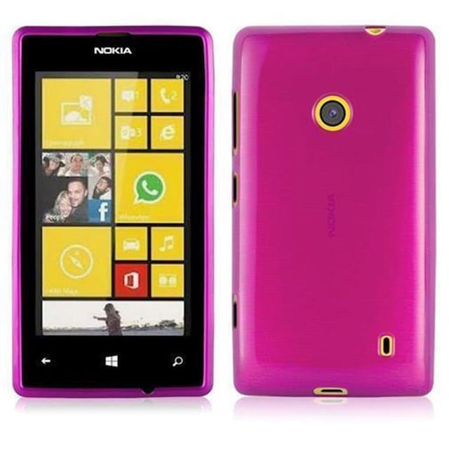 Nokia Lumia 525 Cover Etui Case (Lyserød)