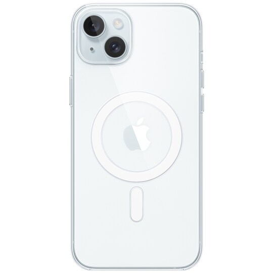 iPhone 15 Plus Gennemsigtig etui med MagSafe