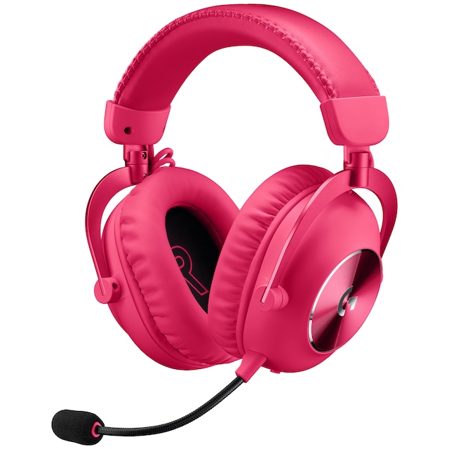 Logitech G Pro X 2 Lightspeed trådløst gaming-headset (pink)