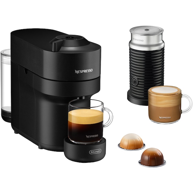 Nespresso Vertuo POP kapselmaskine fra De Longhi, værdipakke ENV90.BAE