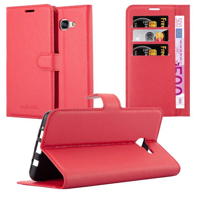 Samsung Galaxy A7 2016 Pungetui Cover Case (Rød)
