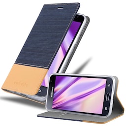 Samsung Galaxy J3 2016 Pungetui Cover Case (Blå)
