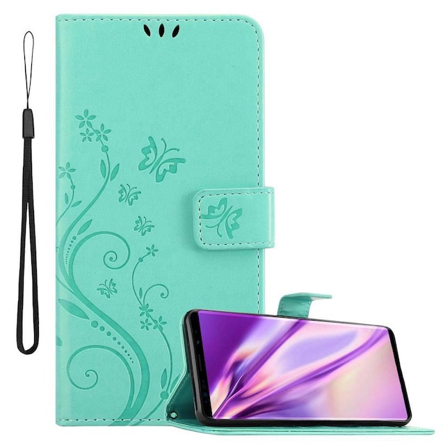 Samsung Galaxy NOTE 9 Pungetui Cover Case (Turkis)
