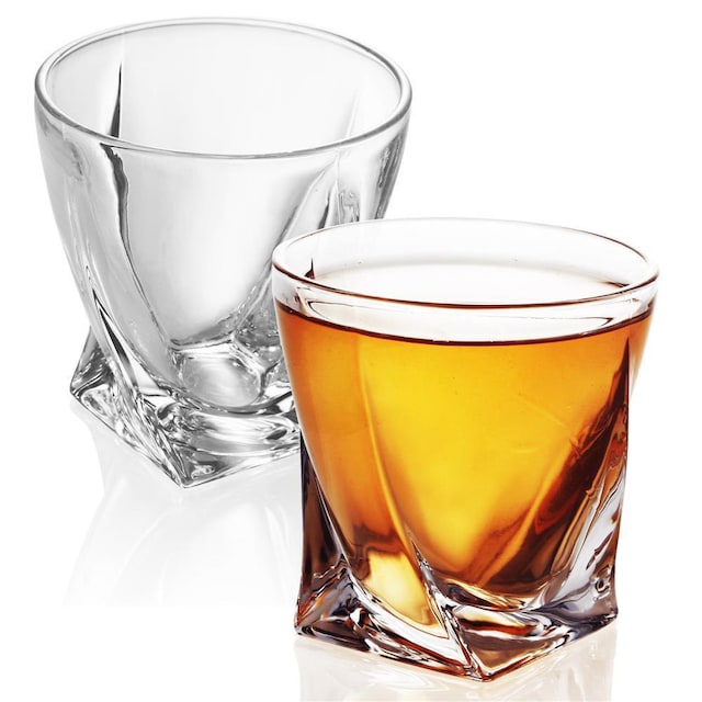 2x Whiskeyglas Old Fashioned Whiskey krystalglas