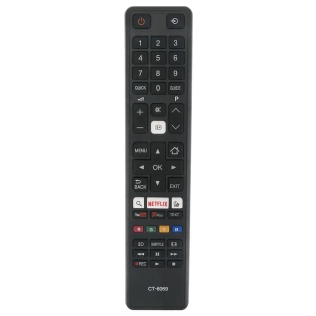 CT-8069 TV Fjernbetjening Erstatning til Toshiba Smart TV
