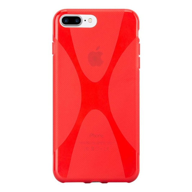 iPhone 7 PLUS / 7S PLUS / 8 PLUS Etui Case Cover (Rød)