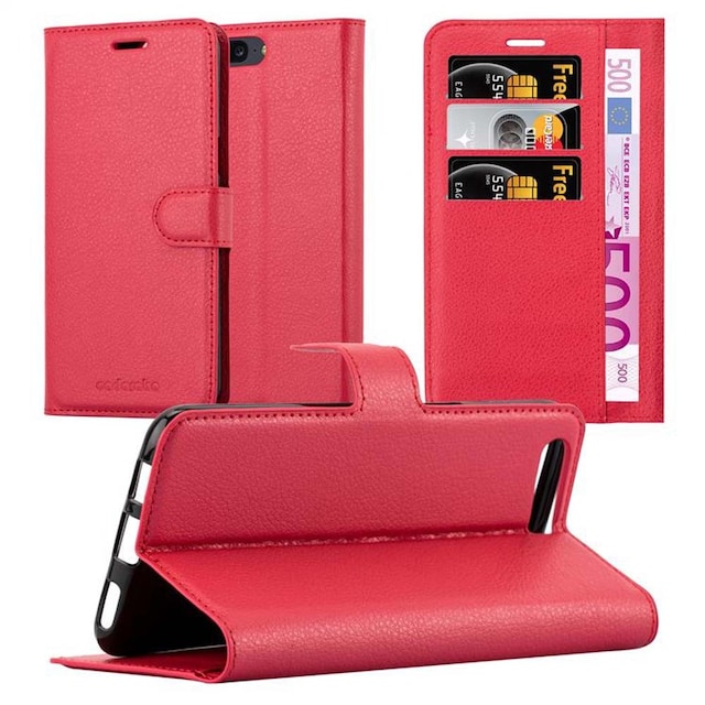 OnePlus 5 Pungetui Cover Case (Rød)