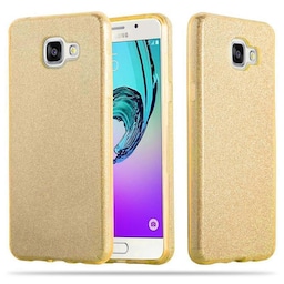 Samsung Galaxy A3 2017 Cover Etui Case (Guld)