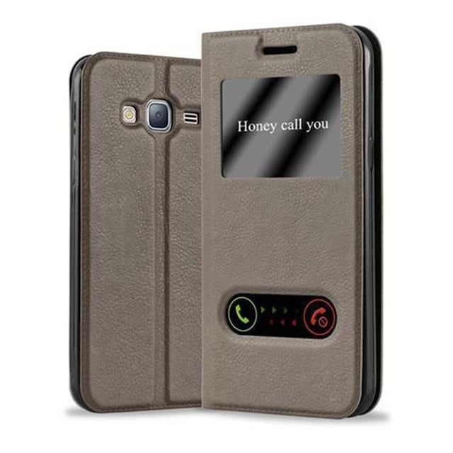 Pungetui Samsung Galaxy J3 2016 Cover Case (Brun)