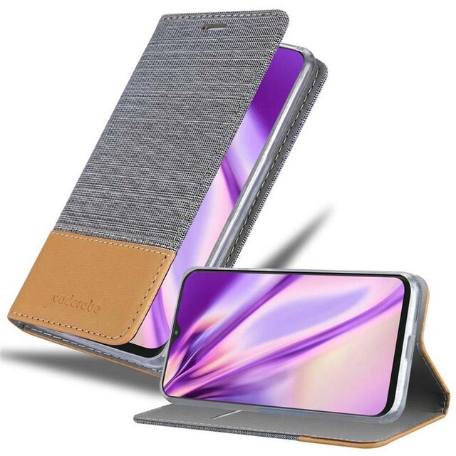 Samsung Galaxy A10 / M10 Pungetui Cover Case (Grå)