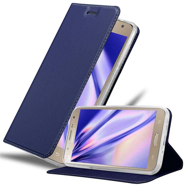Cover Samsung Galaxy J7 2015 Etui Case (Blå)