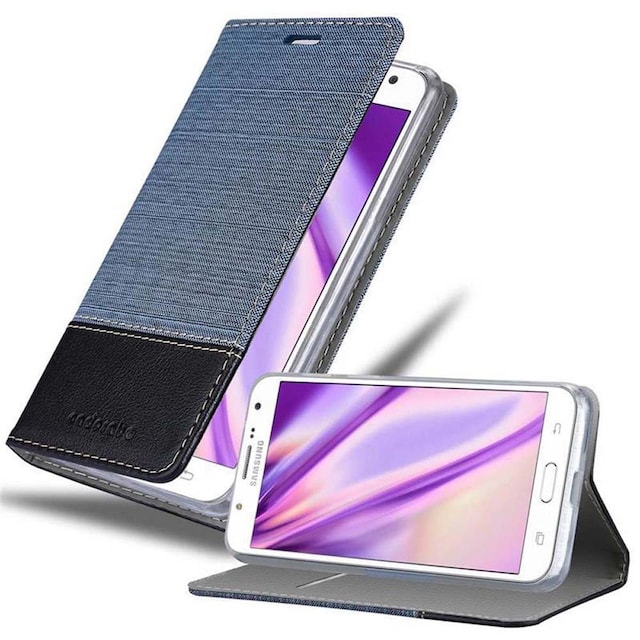 Samsung Galaxy J7 2015 Pungetui Cover Case (Blå)