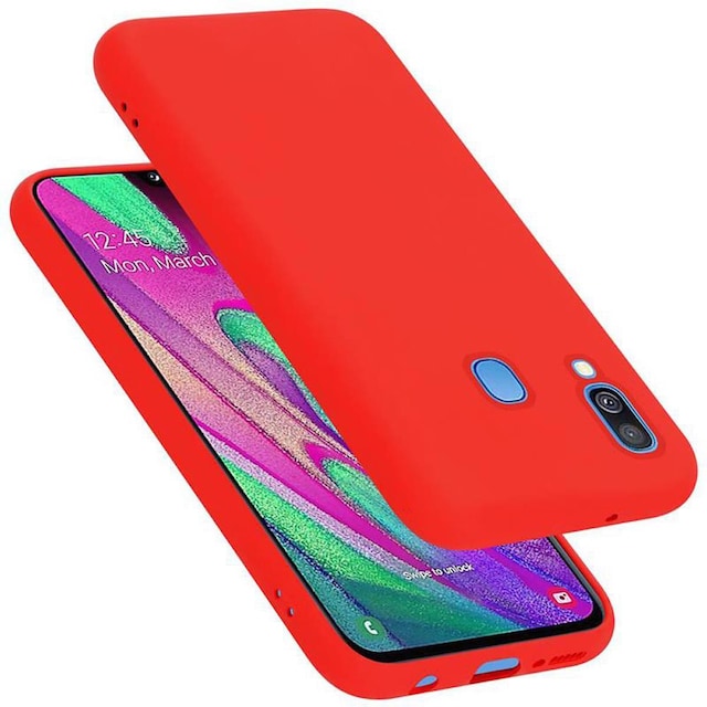 Samsung Galaxy A40 Cover Etui Case (Rød)