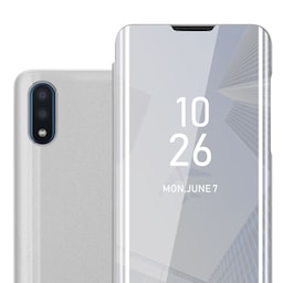 Samsung Galaxy A01 Pungetui Cover Case (Sølv)
