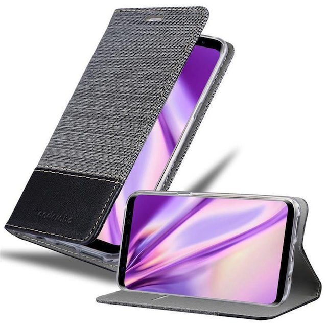 Samsung Galaxy S8 PLUS Pungetui Cover Case (Grå)