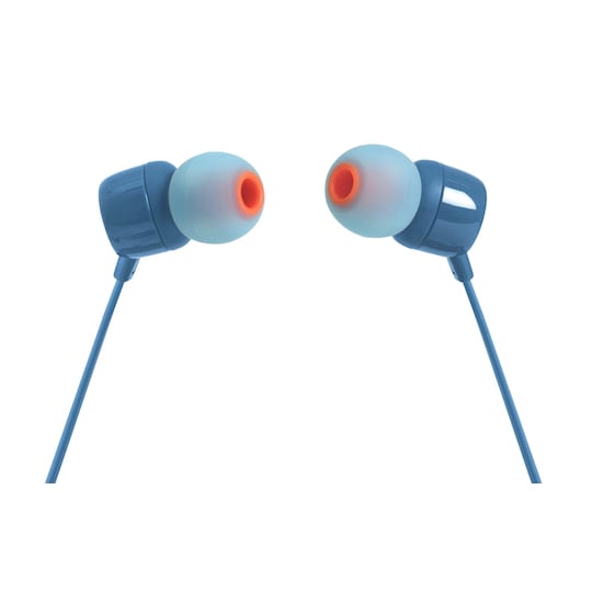 JBL in-ear hovedtelefoner T110 - blå | Elgiganten