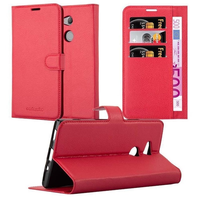 Sony Xperia XA2 ULTRA Pungetui Cover Case (Rød)