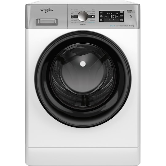 Whirlpool vaskemaskine/tørretumbler FFWDBL964369WSBSV (9/6 kg)