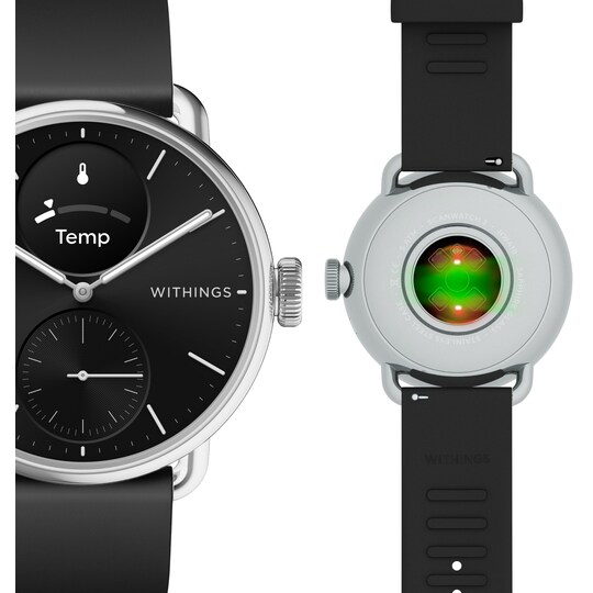 Withings ScanWatch 2 hybrid-smartwatch 38mm (sort)