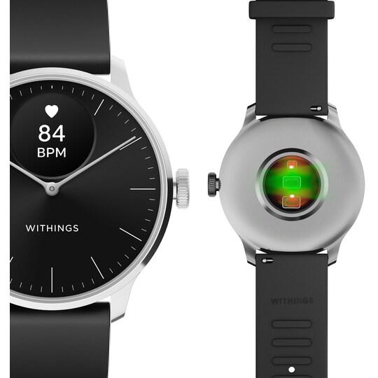 Withings ScanWatch Light hybrid-smartwatch 37mm (sort)