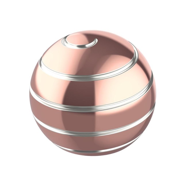 Fidget Spinner Roterende Kugle Sfærisk Gyro 45mm - Rose Guld