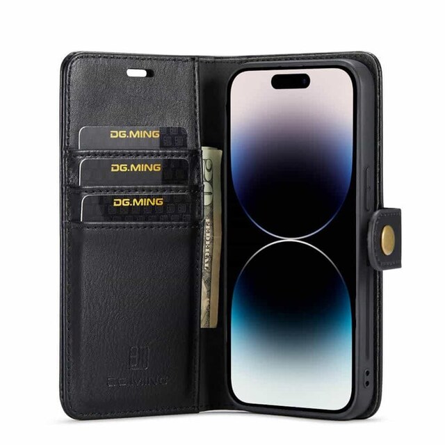 Wallet DG-Ming 2i1 Apple iPhone 15 Pro - Sort