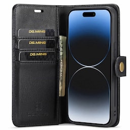 Wallet DG-Ming 2i1 Apple iPhone 15 Plus - Sort