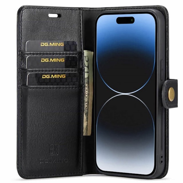 Wallet DG-Ming 2i1 Apple iPhone 15 Plus - Sort