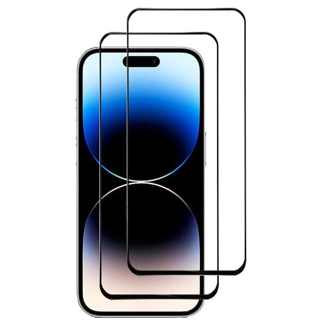 2-pak 5D glas skærmbeskytter Apple iPhone 15 Plus