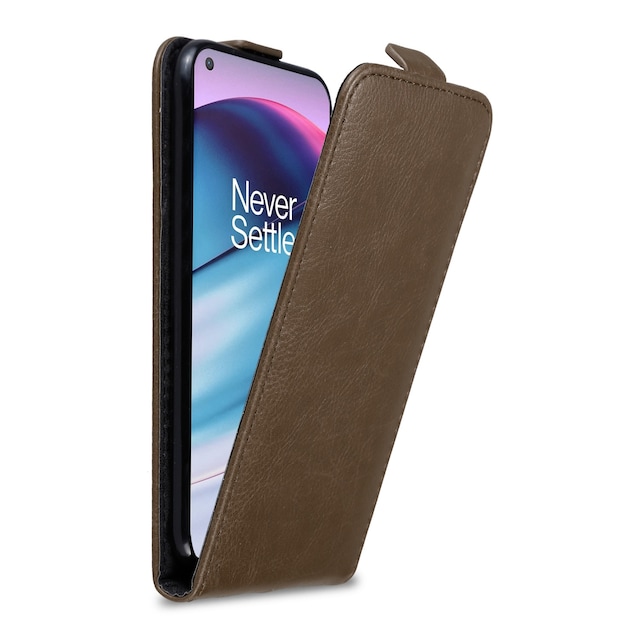 OnePlus Nord CE 5G Pungetui Flip Cover (Brun)