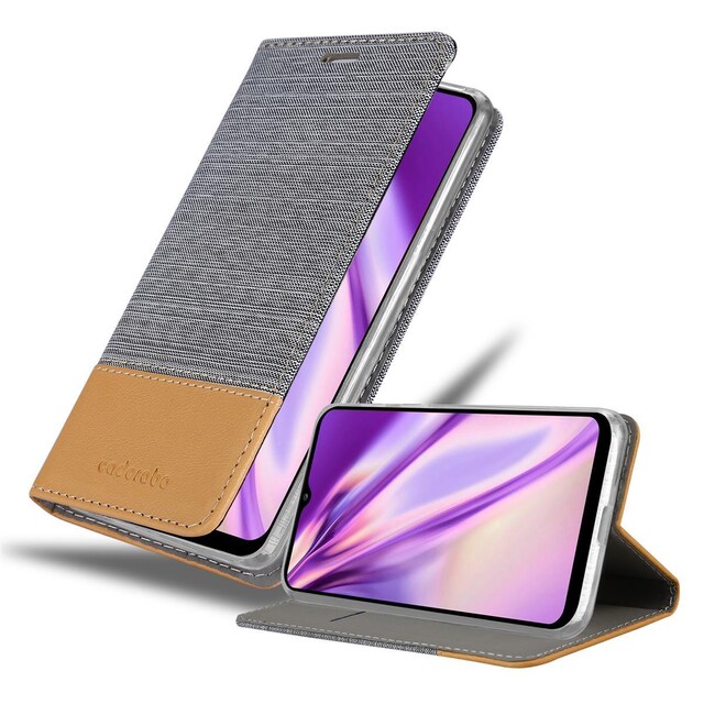 Samsung Galaxy A02s Pungetui Cover Case (Grå)