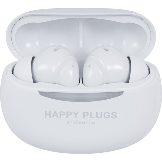 Happy Plugs Joy Pro helt trådløse in-ear høretelefoner (hvid)