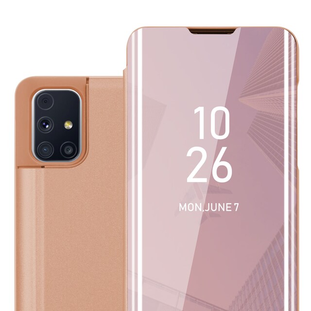 Samsung Galaxy M31s Pungetui Cover Case (Lyserød)