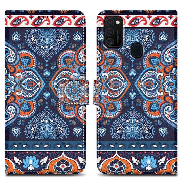 Samsung Galaxy M21 / M30s Pungetui Cover Case (Blå)