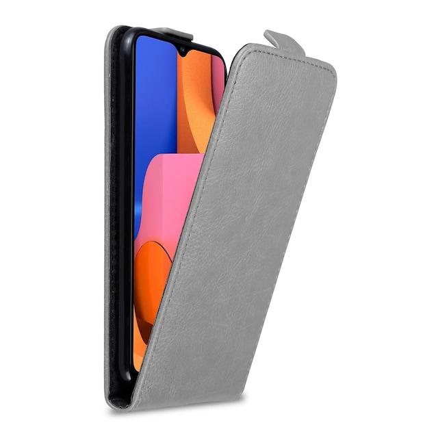 Samsung Galaxy A20s Pungetui Flip Cover (Grå)