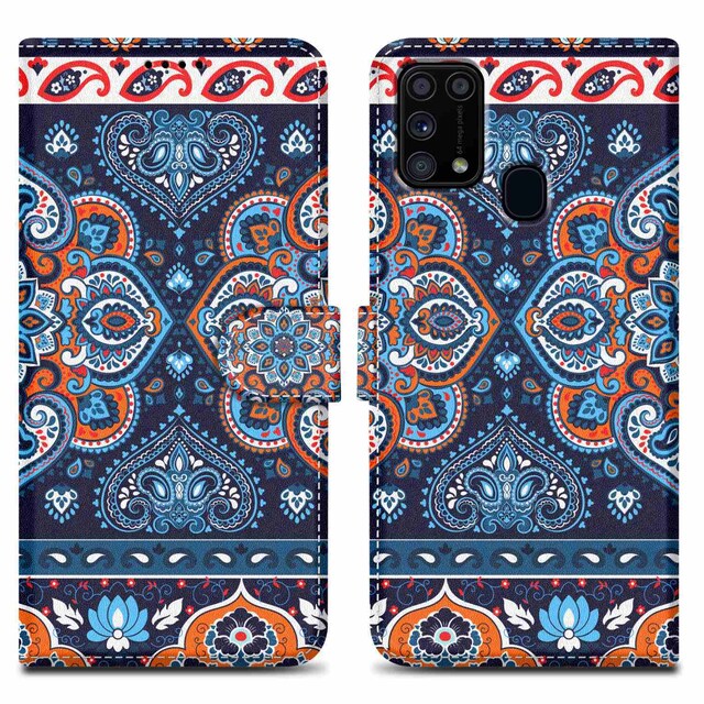 Samsung Galaxy M31 Pungetui Cover Case (Blå)