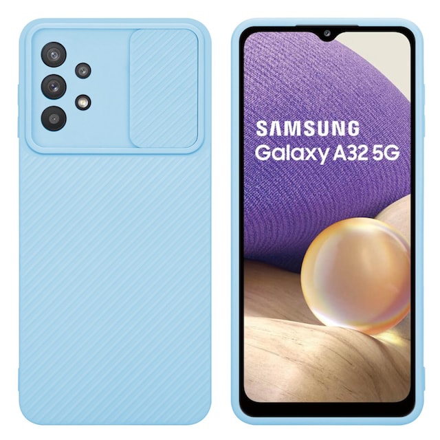Samsung Galaxy A32 5G Cover Etui Case (Blå)