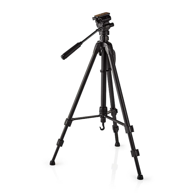 Trefod Foto- og videostativ - Pan og Tilt, 165 cm, sort