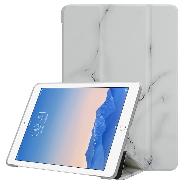 iPad 2 / 3 / 4 Pungetui Cover Case (Hvid)
