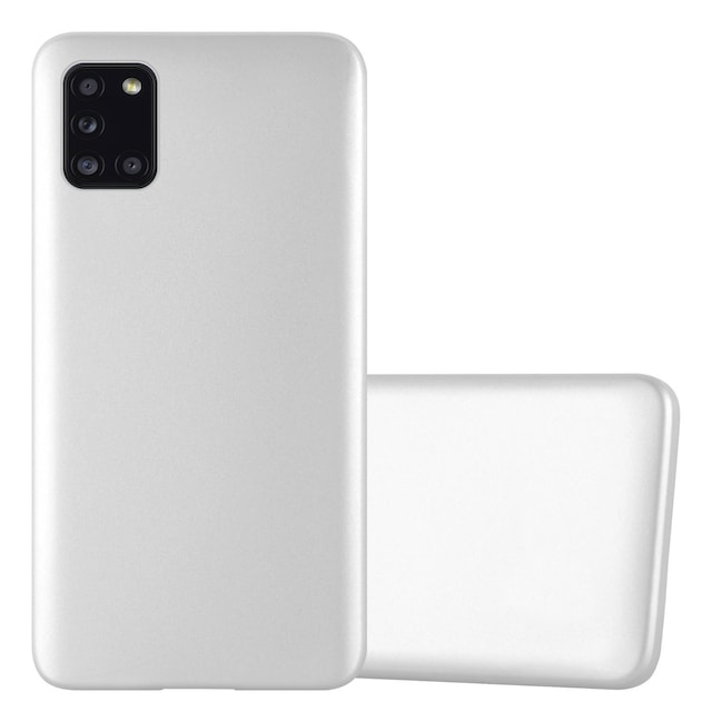Samsung Galaxy A31 Cover Etui Case (Sølv)