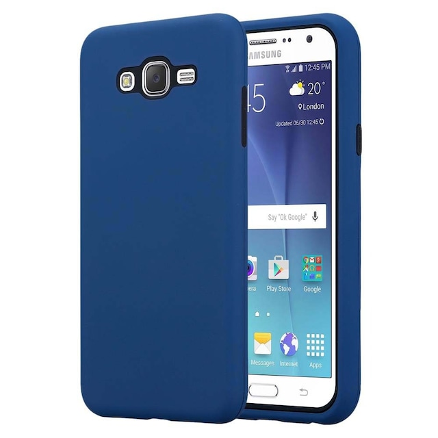 Samsung Galaxy J7 2015 Case Etui Cover (Blå)