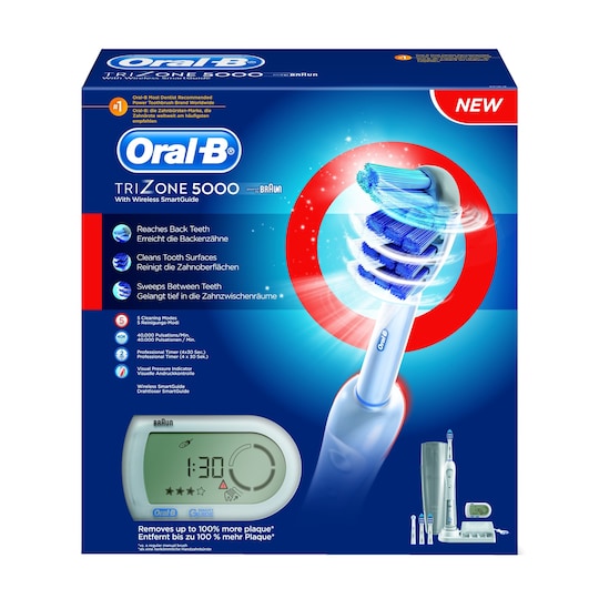 Oral-B TriZone 5000 elektrisk tandbørste | Elgiganten