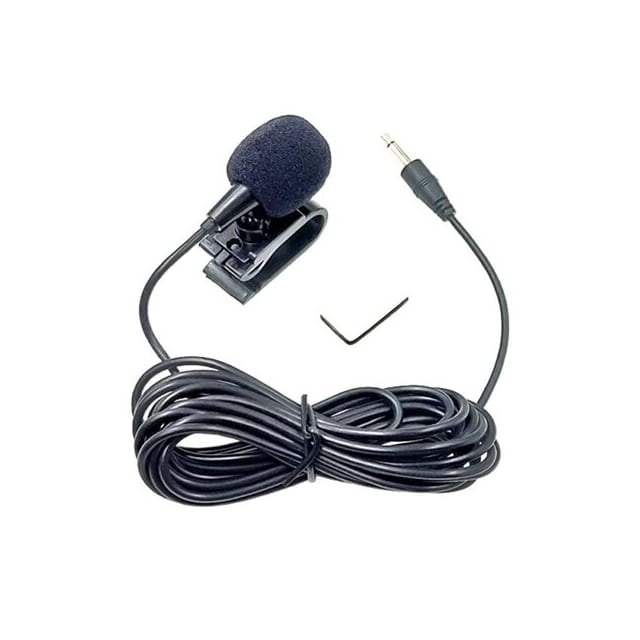 Mikrofon Mono med Clip, 3,5mm - 3 Meter
