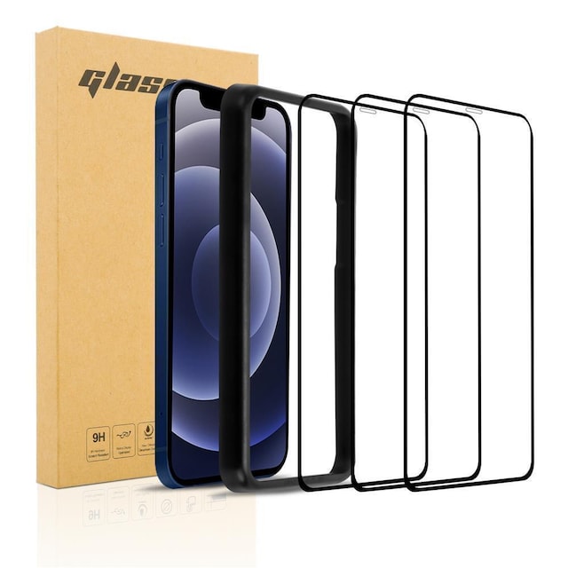 iPhone 12 PRO MAX 3x Skærmbeskytter Beskyttelsesglas